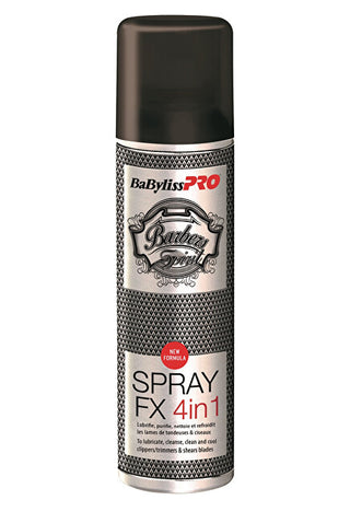 Babyliss Pro Spray 4 In 1 Per La Cura Degli Strumenti Da Barba E Da Taglio (Spray Fx 4In1) 150 Ml