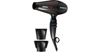 BaByliss PRO Secador de cabelo ultralongo Veneziano-HQ Ionic, preto