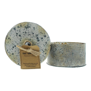 Bali Mantra candela profumata rotonda in latta vittoriana pesca e pompelmo 280 g