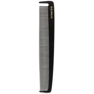 Balmain Contorno, pettine in plastica per capelli, bianco e nero