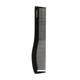 Balmain Taglio, pettine in plastica per capelli, bianco e nero