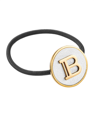 Balmain Legacy, elastico per capelli, bianco