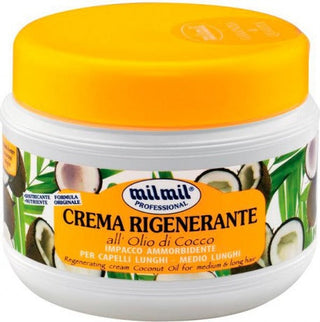 Mil Mil Balsamo Crema Rigenerante Alle Erbe Impacco Ammorbidente Per Capelli Lunghi O Medio Lunghi 500 Ml