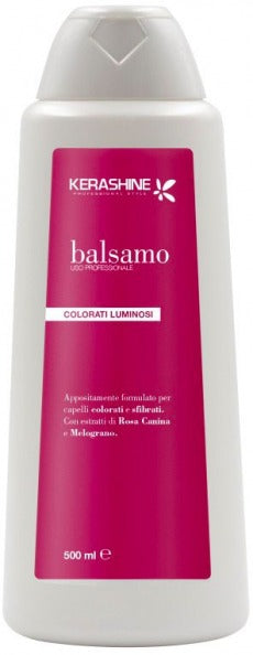 Kerashine Balsamo Uso Professionale - Capelli Colorati Luminosi 500 Ml