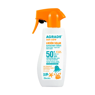 Agrado Lozione Solare SPF50 Bambini — Solspray