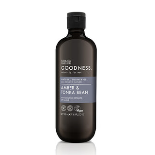 Baylis & harding Goodness Mens Amber & Tonka Beans Gel doccia 500 ml
