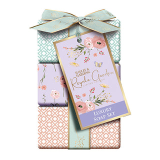 Baylis & Harding Set Regalo Di Tè Alla Lavanda E Rosa Canina 3 × 100 G