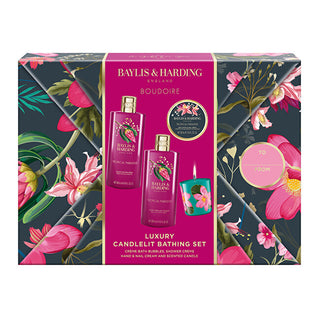 Baylis & Harding Set Regalo Per La Cura Del Corpo Boudoire - Set Regalo Tropical Paradise 4 Pezzi