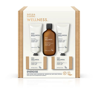 Baylis & harding Conjunto de presente de gengibre, limão e manjericão, 5 peças