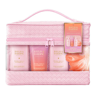 Baylis & Harding Set Regalo Jojoba, Vaniglia E Olio Di Mandorla Set Da 4 Pezzi