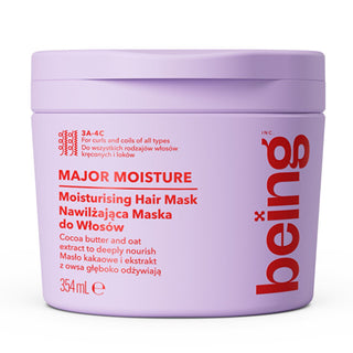 Being Major Moisture maschera capelli idratante 354 ml