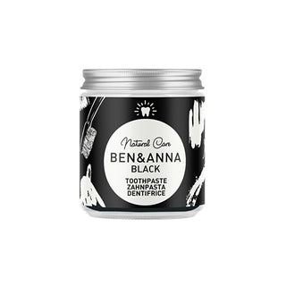 Ben & anna Toothpaste in glass Black Toothpaste 100 ml