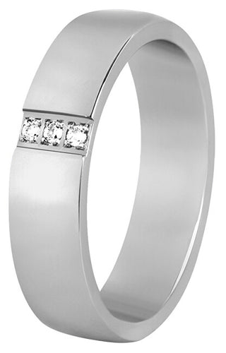 Beneto exclusive Dámský ocelový prsten SPD01 - Obvod: 60 mm