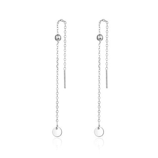 Beneto Orecchini Lunghi In Argento Aguv1985