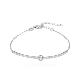 Beneto Elegante zilveren armband met zirkonia AGB628/21