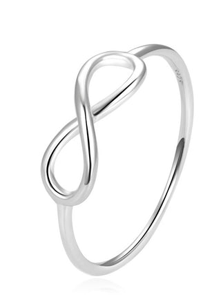 Beneto Elegante Anello Infinity In Argento Agg357 - Circuito: 58 Mm