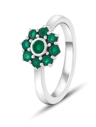 Beneto exclusive ACHAGG1 Agate Silver Ring - Circuit: 54 mm
