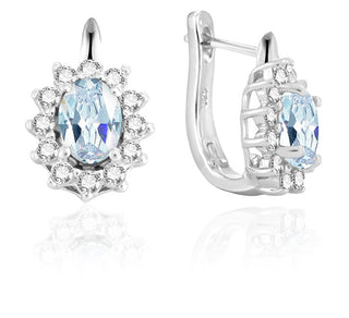 Beneto Exclusive Orecchini in argento con topazio TOPAGUP2720