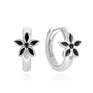 Beneto AGUC856L Verspielte runde Blumenohrringe