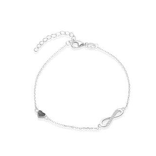 Beneto Mode armband IN Zilver Endless Love AGB629/21