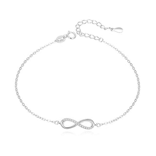 Beneto Charmante zilveren Infinity-armband AGB592/21