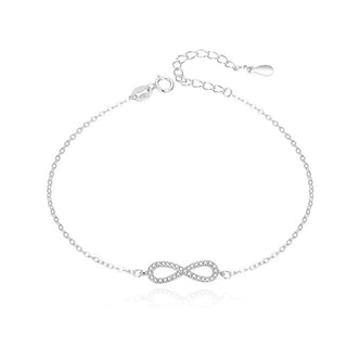 Beneto Mode Zilveren Infinity Armband AGB589/21
