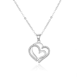 Beneto Fijne zilveren ketting met zirkonia AGS1244/47