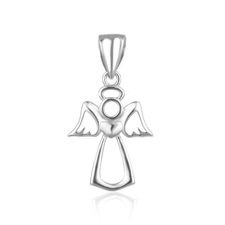 Beneto Нежный серебряный кулон «Ангел» AGH676
