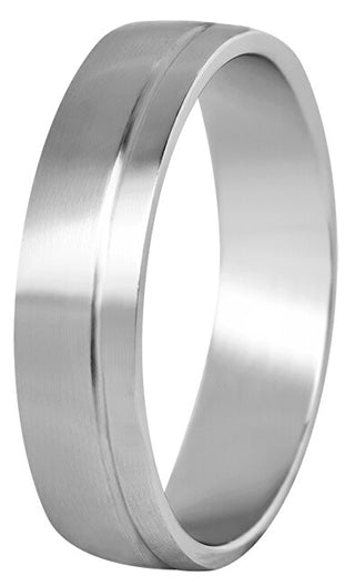 Beneto exclusive Pánský ocelový snubní prsten SPP06 - obvod: 69 mm