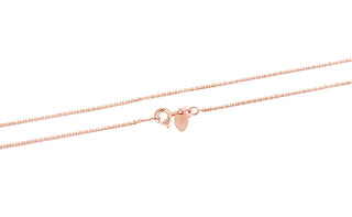 Beneto exclusive Anker AGS1286-ROSEGOLD Pozlacený stříbrný řetízek - Délka: 50 cm