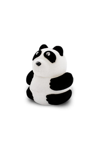 Beneto Exclusive Scatola Regalo In Pelle Scamosciata Panda Kdet1