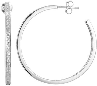 Beneto Boucles d'oreilles en argent avec cristaux Agup1179 