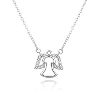 Beneto Collana In Argento Con Angelo Ags848 / 47