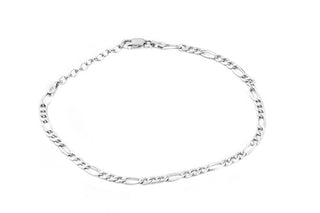 Beneto exclusive Elegantní stříbrný náramek Figaro AGB186