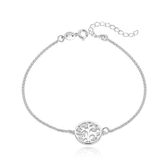 Beneto Elegante levensboom zilveren armband AGB409/21