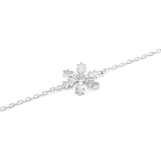 Beneto Elegante sneeuwvlok zilveren armband AGB638/21