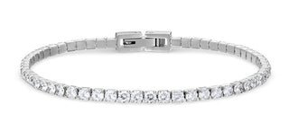 Bering Dazzling Steel Bracelet with Zirconia Arctic Symphony 646-17-190