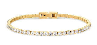 Bering Arctic Symphony Dazzling Gold Plated Bracelet with Zirconia 646-27-190