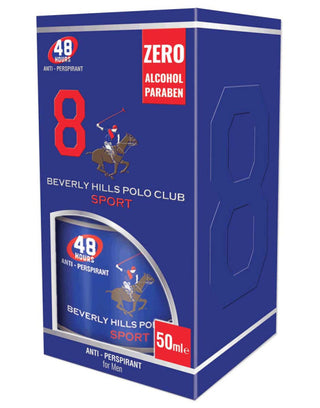 Beverly Hills Polo Club Sport Deodorante Roll-On da uomo 50 ml