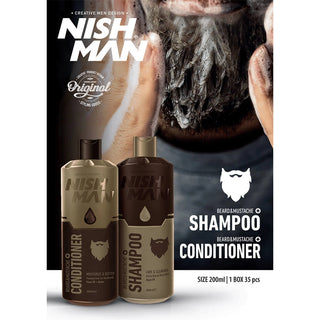 Nishman Shampoo Barba E Baffi 200ml — Shampoo barba