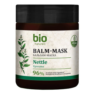 Bio naturell Ortica & Pantenolo, Maschera Crema Trattamento Capelli, Rigenerante, 480 ml