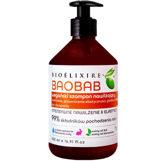 Shampoo Bioelixire Baobab Idratante Vegano 500 Ml