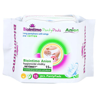 Biointimo Sanitary pads Anion intimates con wings 15 pezzi