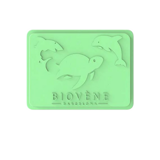 Biovene Doccia in bambù, custodia e viaggio, custodia da viaggio, verde menta