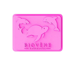 Biovene Doccia in bambù, custodia e viaggio, custodia da viaggio, rosa tramonto