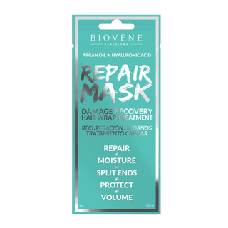 Biovene Olio di Argan, Maschera crema per il trattamento dei capelli, Riparazione dei danni, 30 g