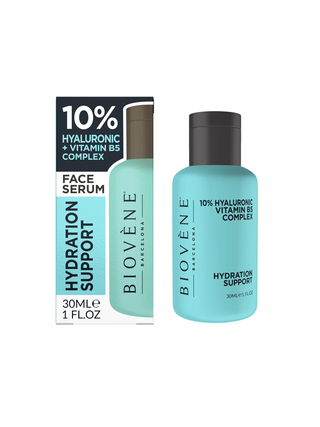 Biovene Supporto idratante, 10% ialuronico, siero idratante, per il viso, 30 ml