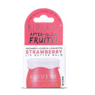 Biovene Fragola + Niacinamide, Balsamo labbra, 8 g