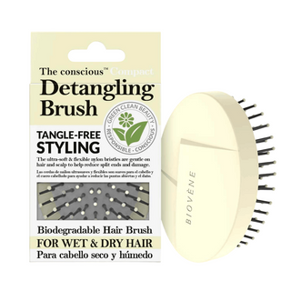 Biovene La Spazzola Per Capelli Conscious, Compatta, Giallo Canarino, Per Lo Styling