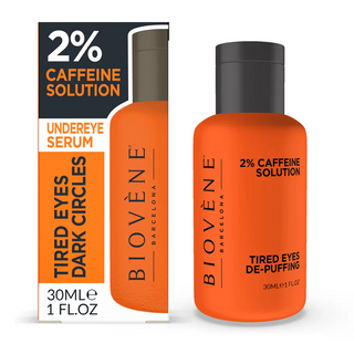 Biovene Occhi stanchi, occhiaie, caffeina al 2%, anti-gonfiore, siero per occhi, 30 ml
